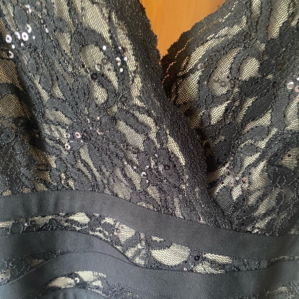 Elegant Black Lace Dress